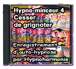 Hypno-minceur 4 cesser de grignoter - Enregistrement d'auto-hypnose par Hypnoharmonie